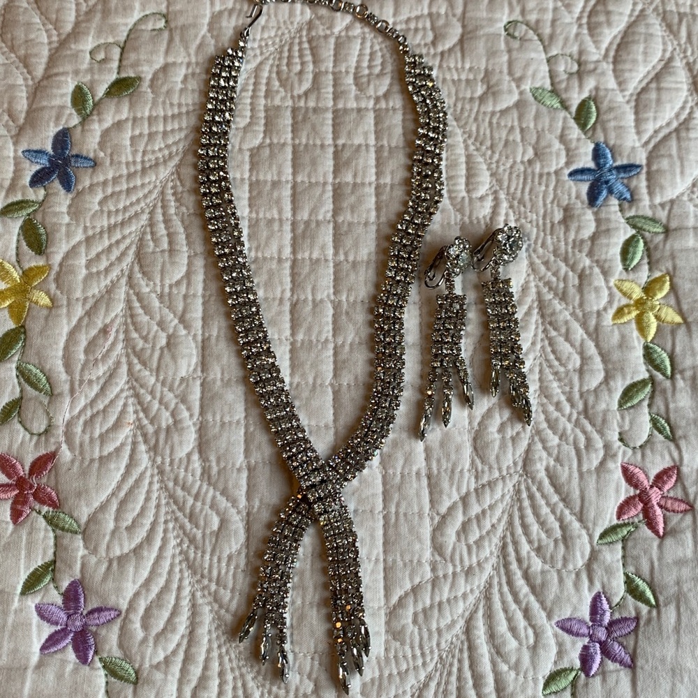 Vintage Sherman earring and necklace